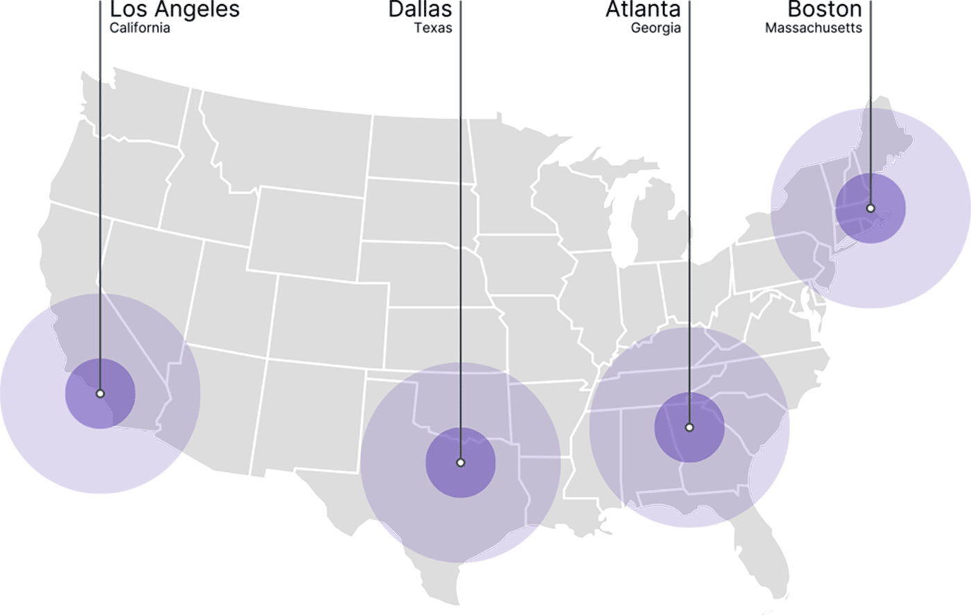 Quiet Platforms Multi-Node In-Market Footprint